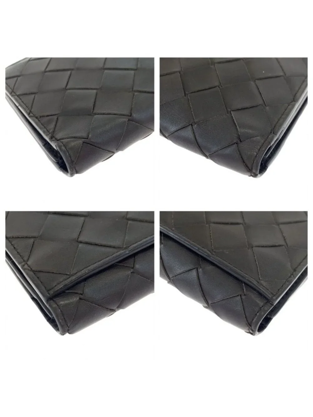 Bottega Veneta Maxi Intrecciato Brown Calfskin Wallet